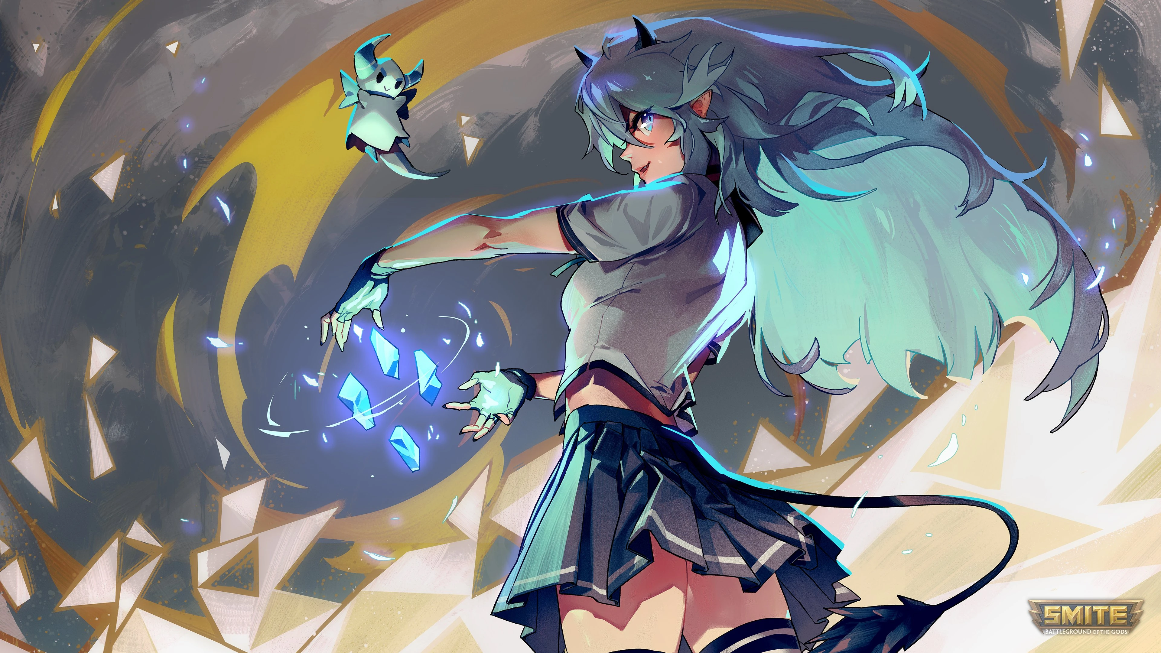 Smite x VShojo Veibae Splash Arts