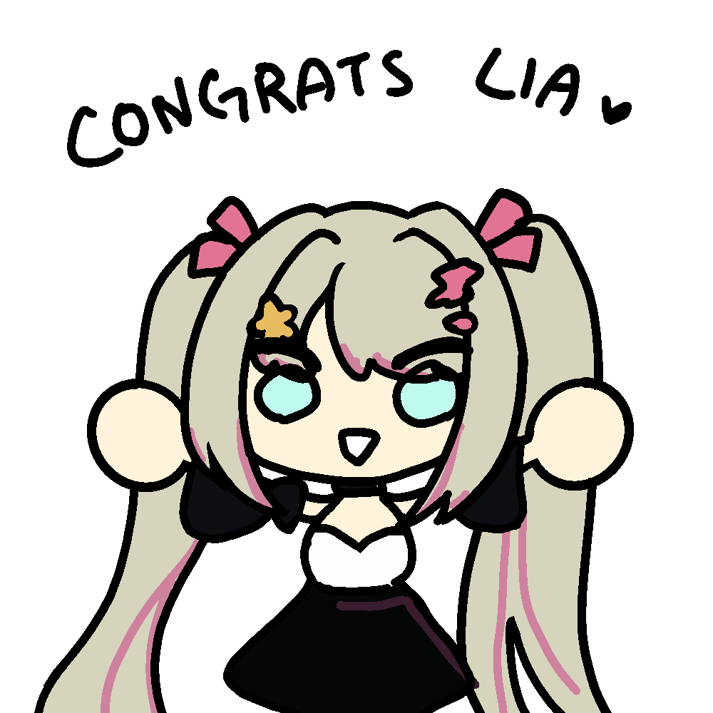 Lia 3D Celebration Illustration by Bibi Biscuit