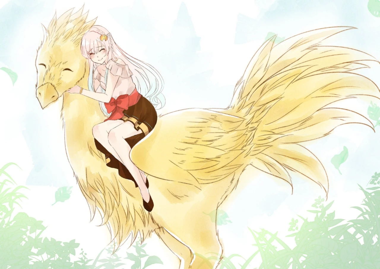 Iofi and Chocobo