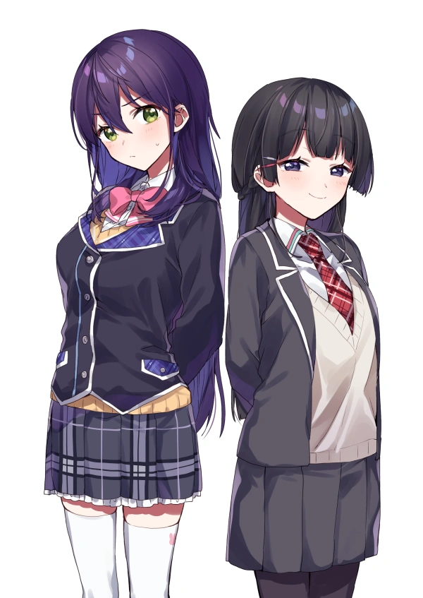 Kenmochi Toko and Tsukino Mito<br>by Yamabukiiro