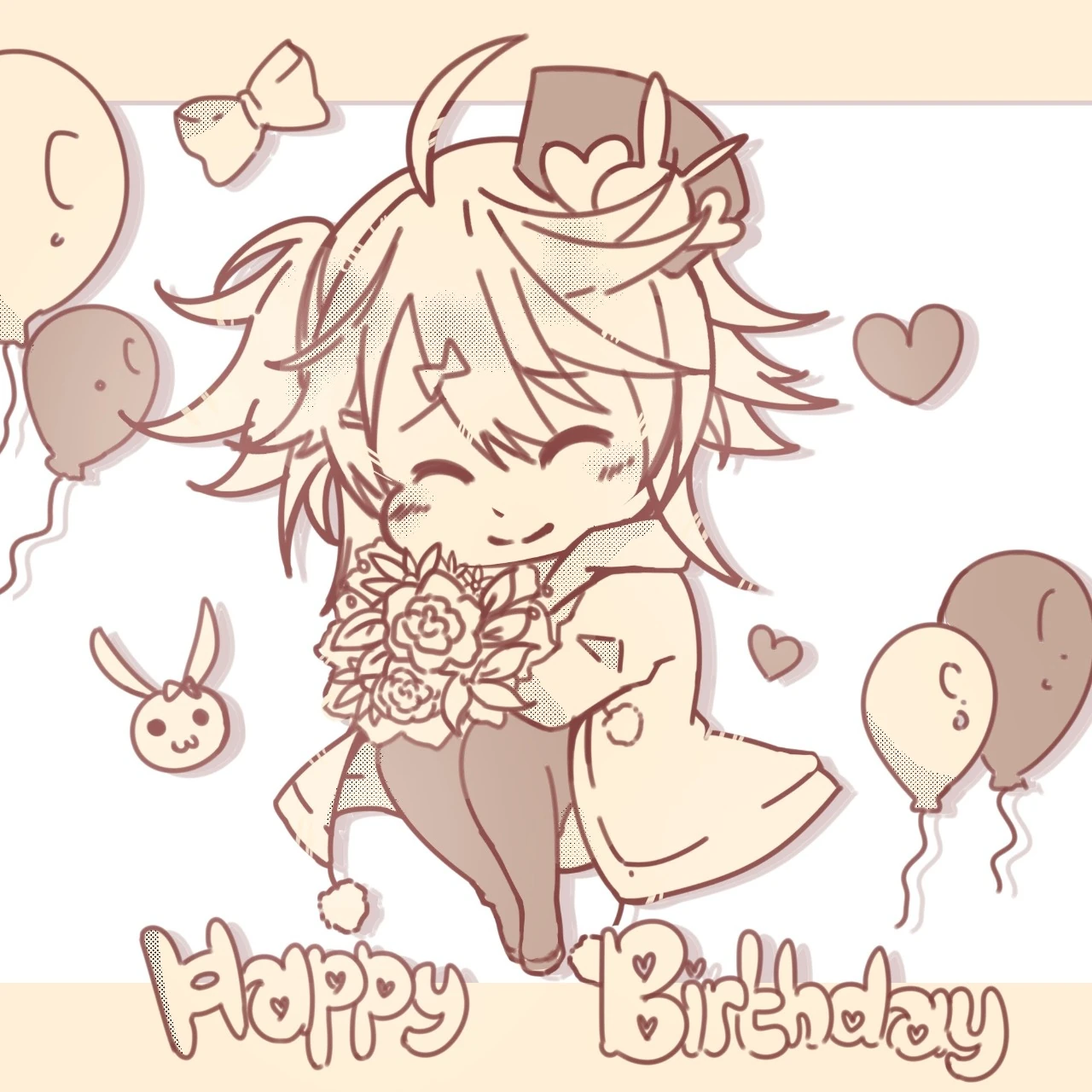 Kagami Kira's Birthday Illustration