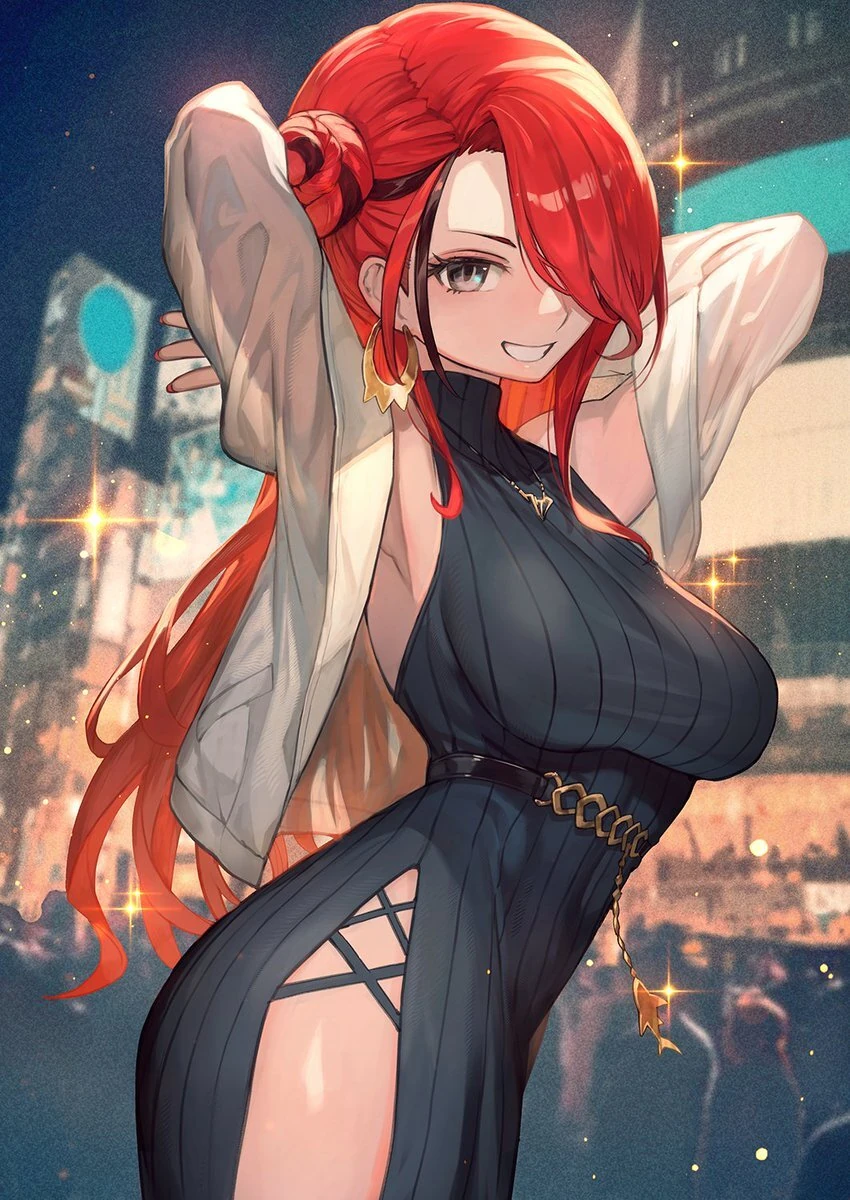 Summer Knit Dress Illustration<br>by lack