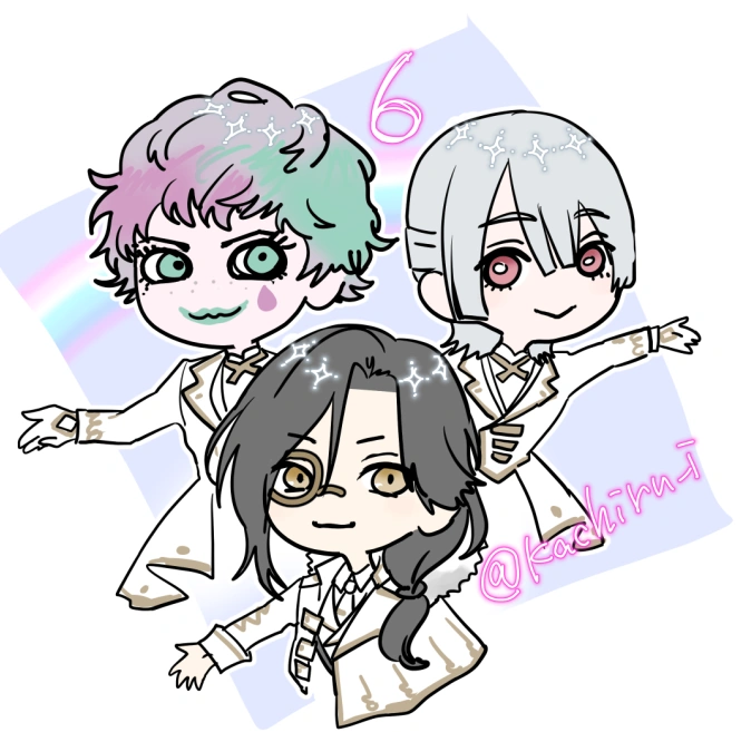 NIJISANJI 6th Anniversary Illustration<br>by Ishizue Kachiru