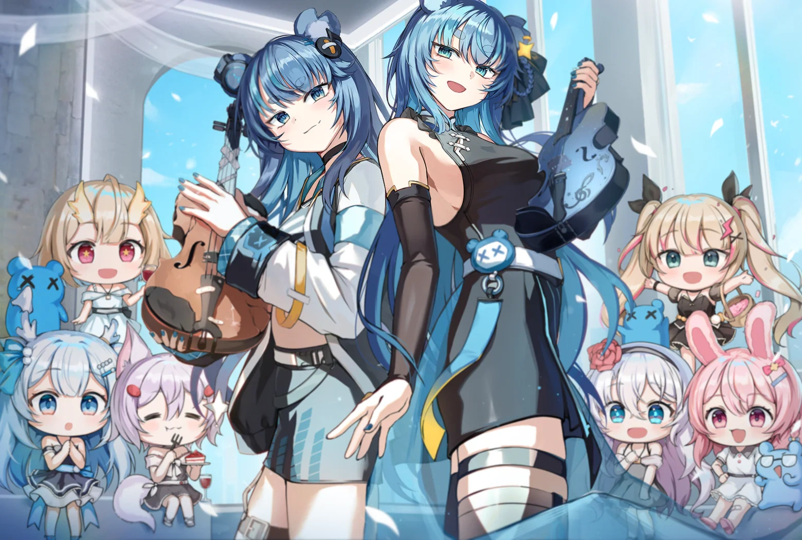 100k Celebration Illustration