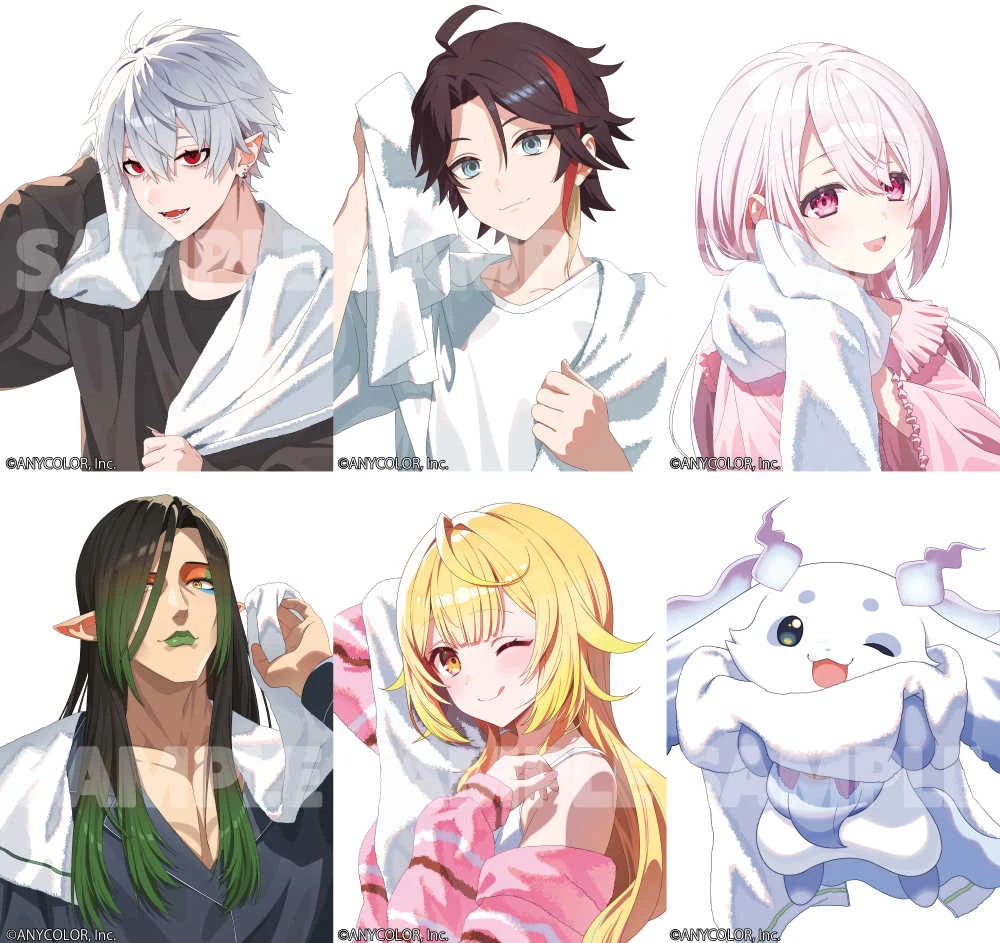 NIJISANJI x Bandai "Tsummaru" Goods Illustration by Tonegawa