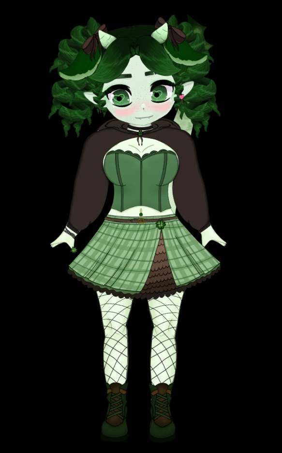 Bulbie's old model in her Ivy Outfit