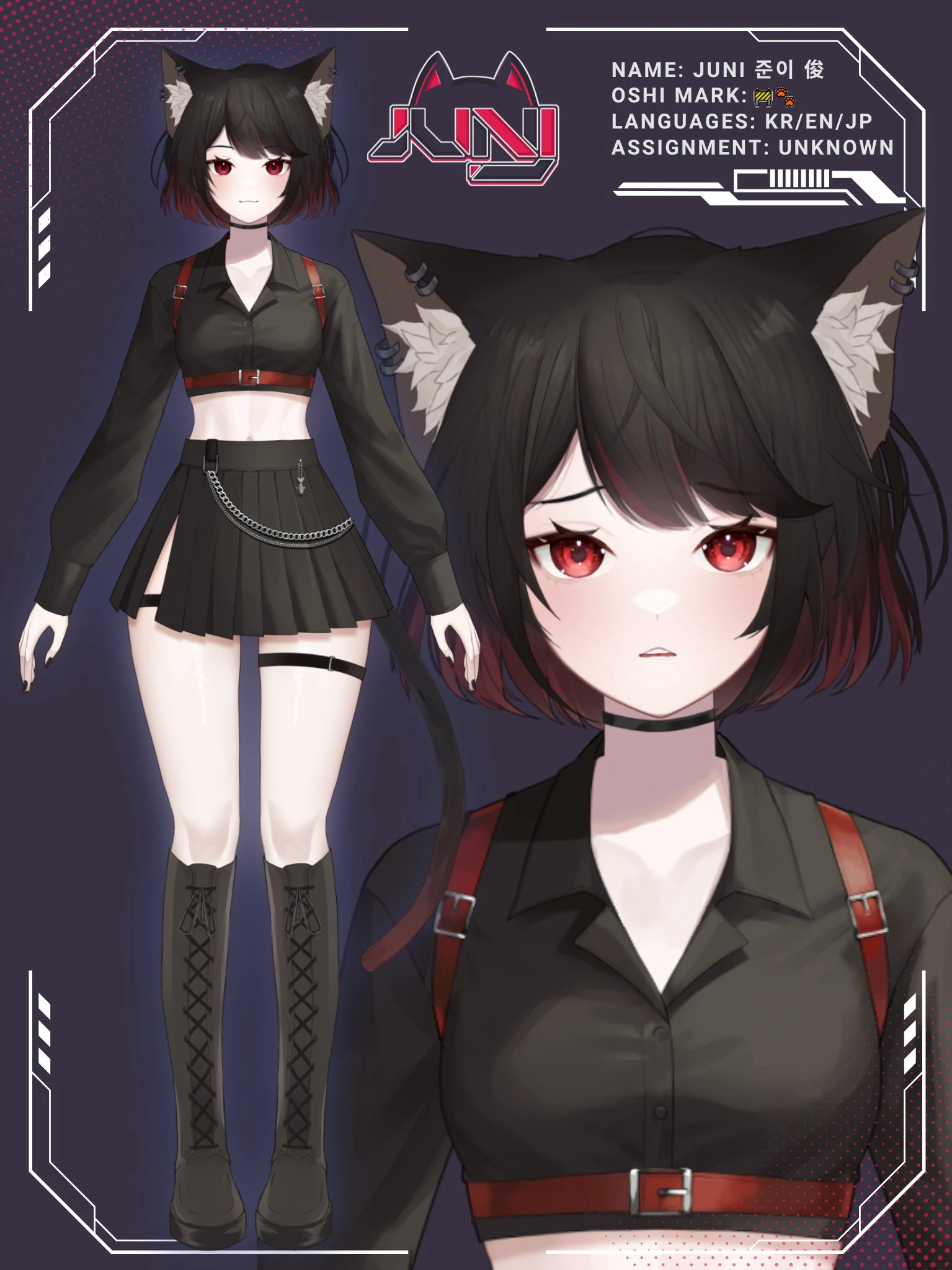 Juniya 2.0 model art by panthebread