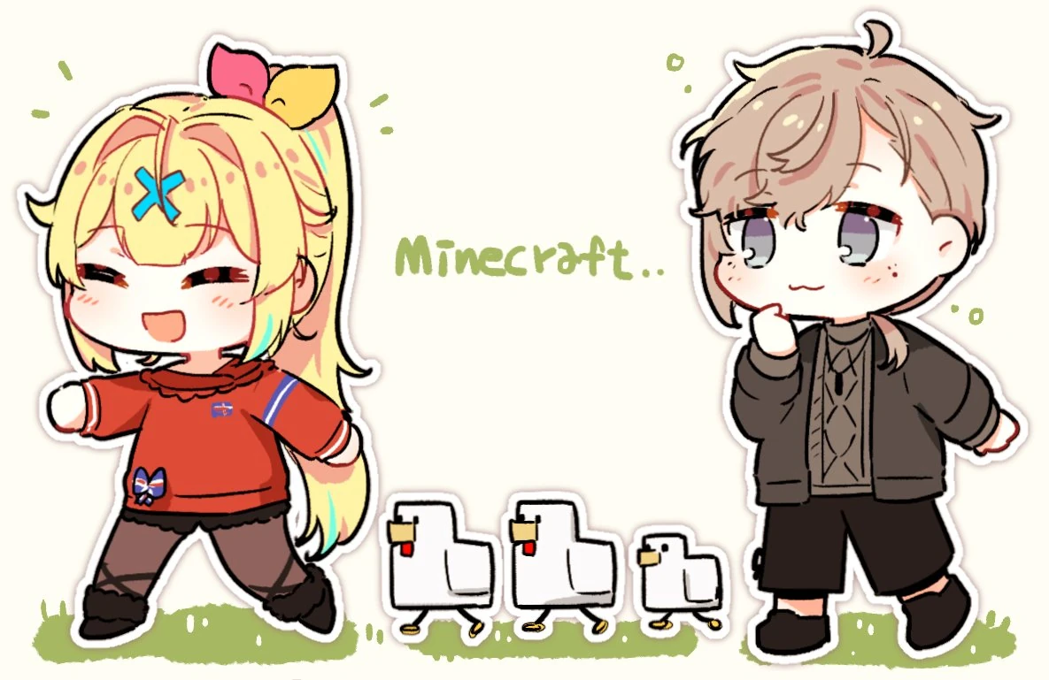 Kanaeboshi Minecraft Illustration by MONO MON