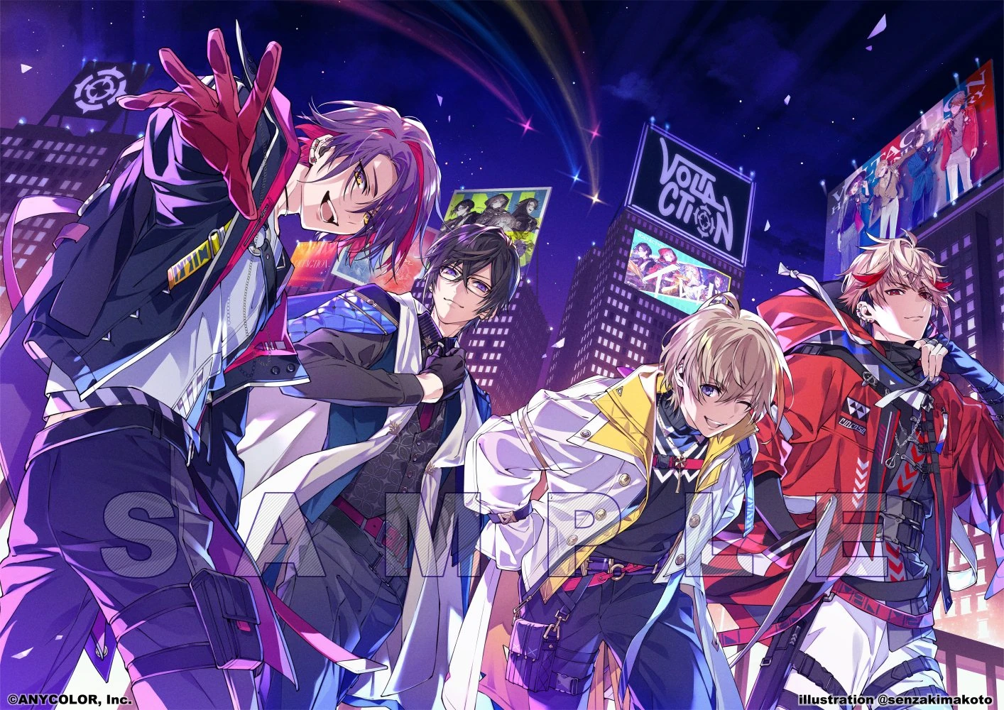 VOLTACTION 1st Anniversary Live "RAISE the VOLTAGE" Key Visual by Senzaki Makoto