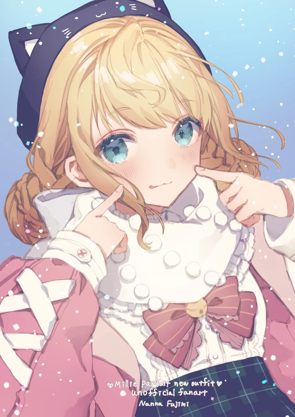 Zuttoღo Winter Outfit illustration by Fujimi Nanna