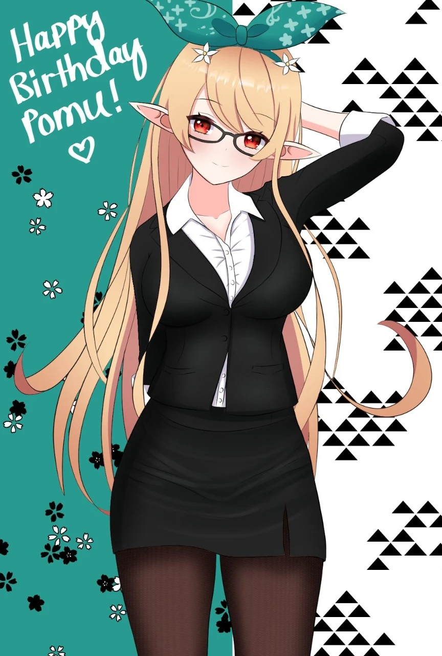Pomu Rainpuff's 2021 Birthday Illustration