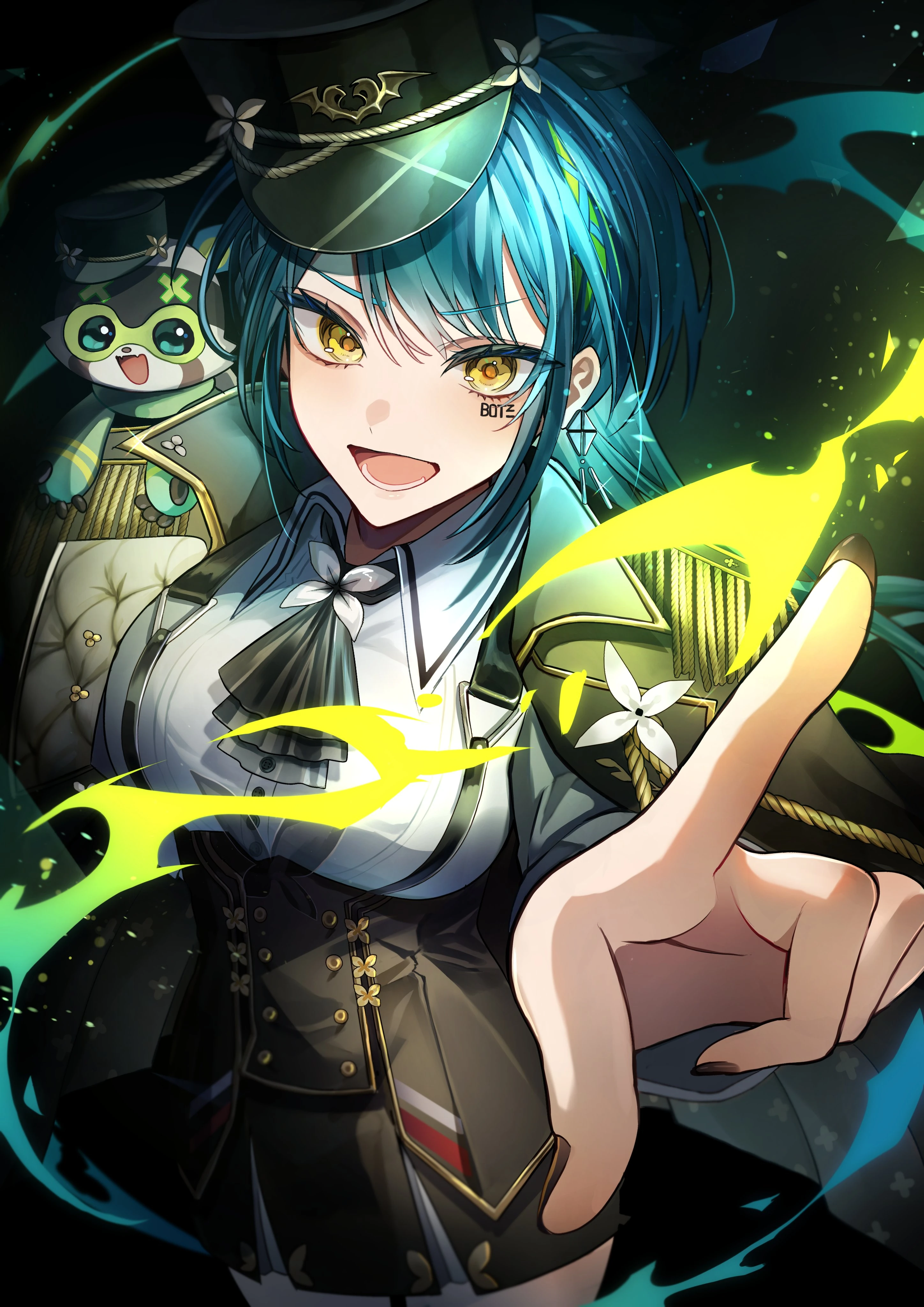 Military Outfit Illustration