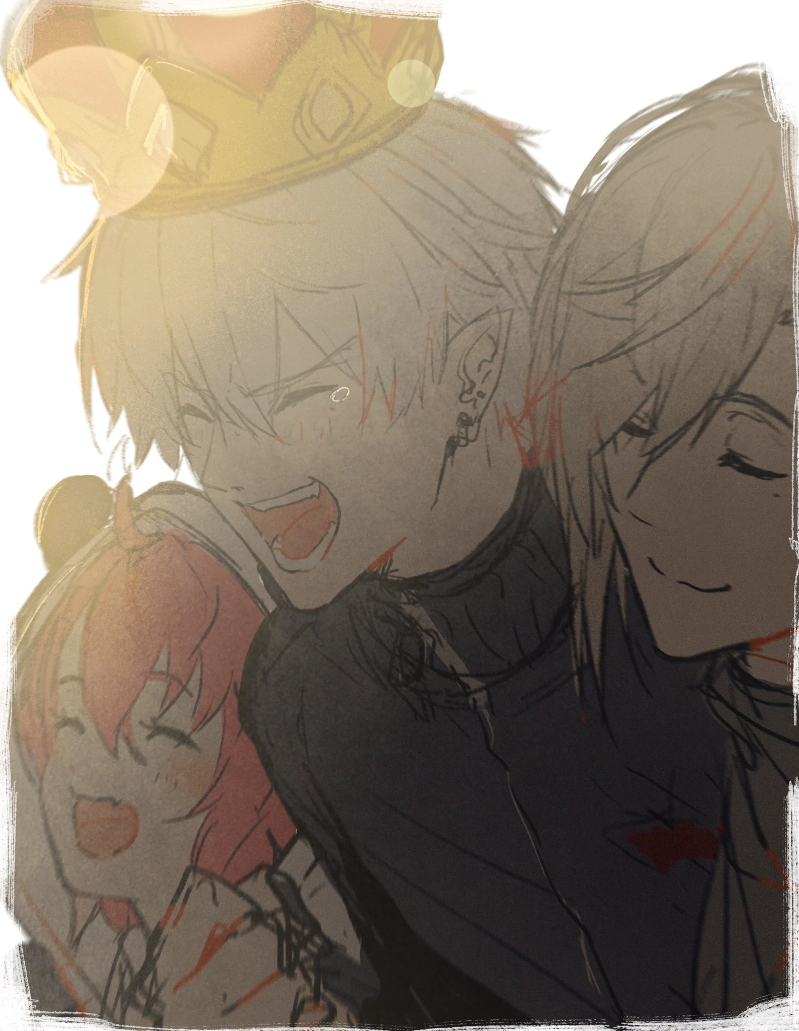 ChroNoiR and Sasaki Saku by Issiki