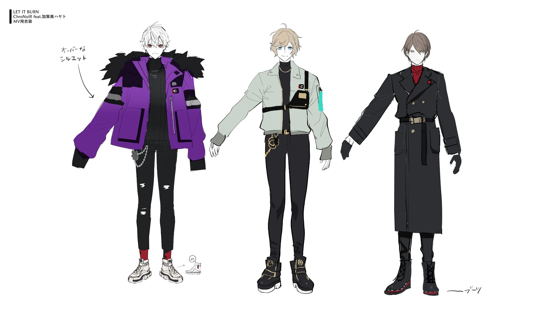 LET IT BURN Outfit Design<br>by Batsumura Aiko