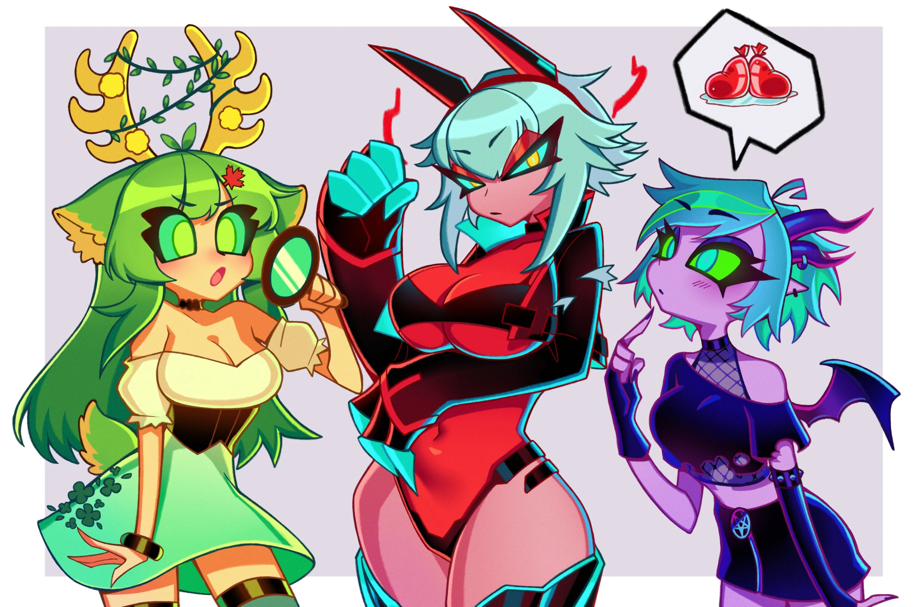 Haruka, Zen and Froot drawn by Froot