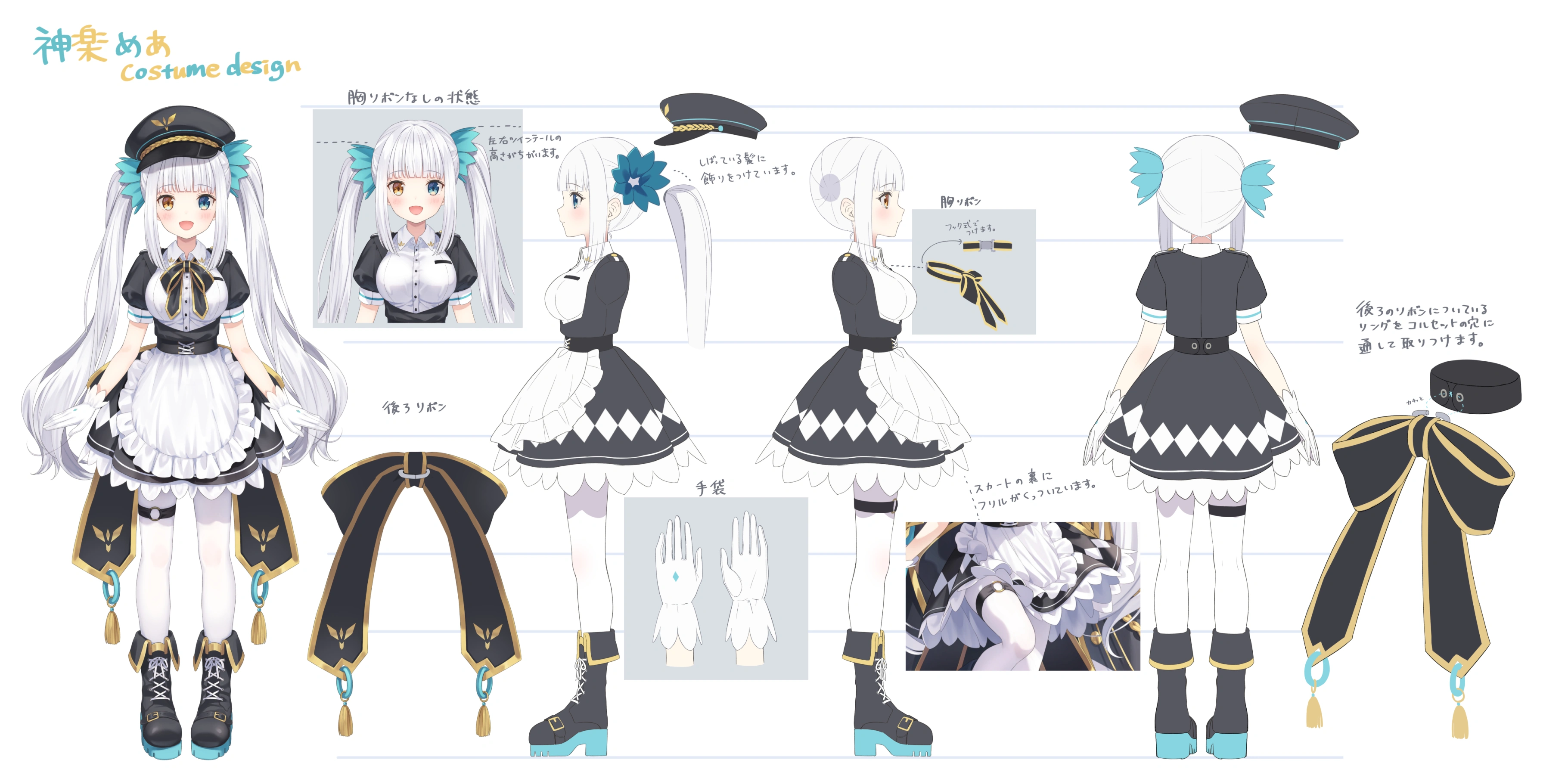 3D Debut Reference Sheet