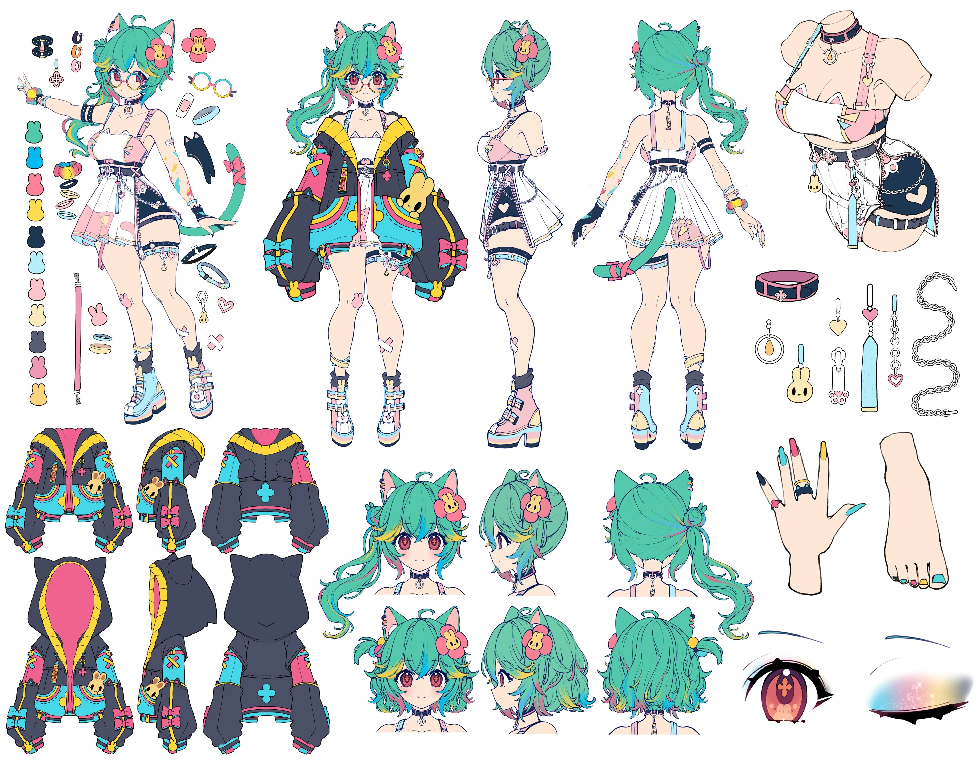 Full reference sheet by Yoaihime