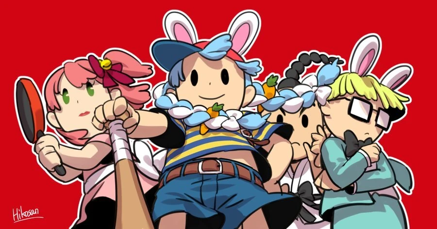 Mother 2 Illustration<br>by Hikosan