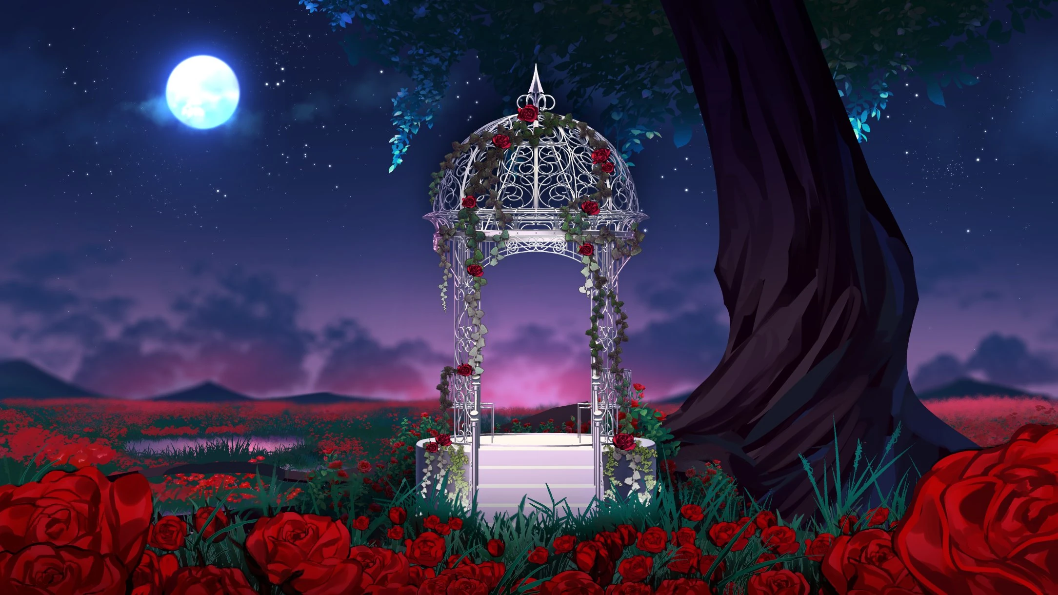 Cantarella Background Illustration<br>by Marie