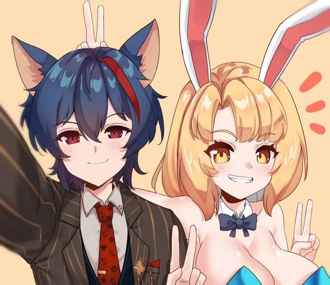 Merry and Bunny_GIF by Rayno