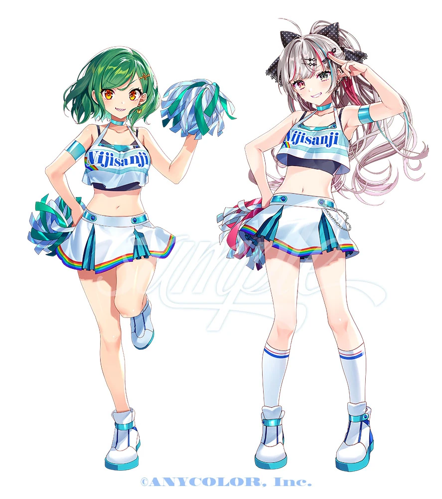 Nijisanji Cheering Summer Goods Illustration by Yuichi Murakami
