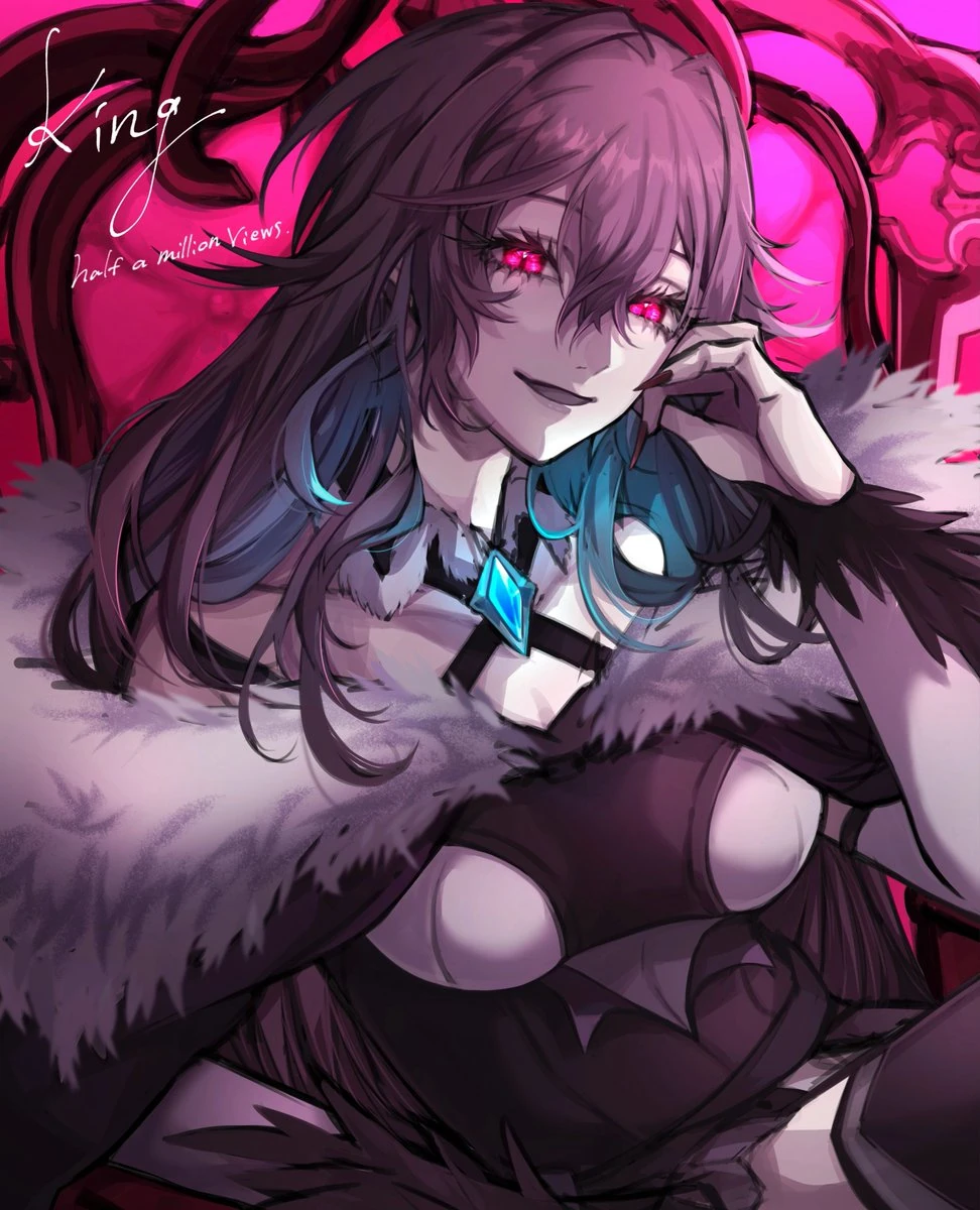 KING 500,000 Views Illustration<br>by Masuda