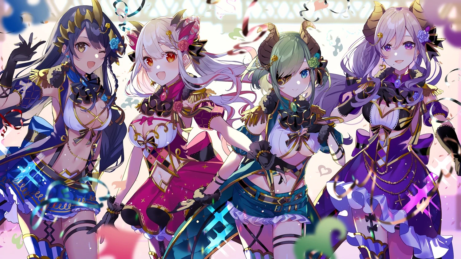 4th Anniversary Illustration<br>by [https://twitter.com/sainexxx/status/1550438461147996160/ Saine]