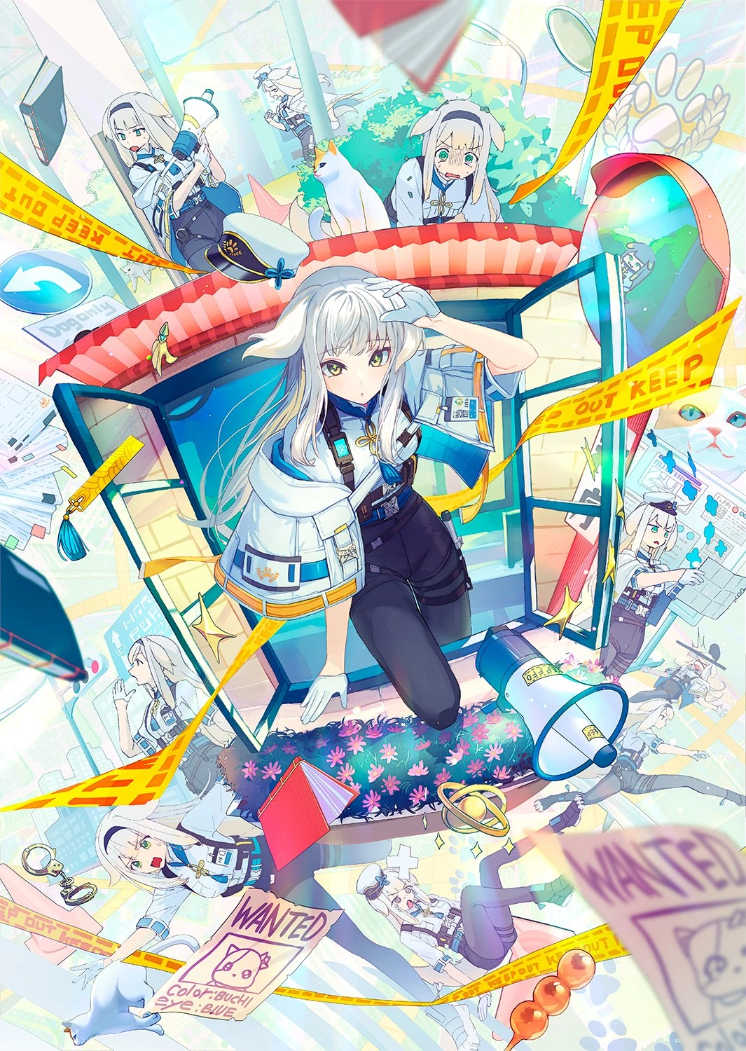 Shioriha Activity Report Artbook Cover Illustration<br>by Kagawa Ichigo