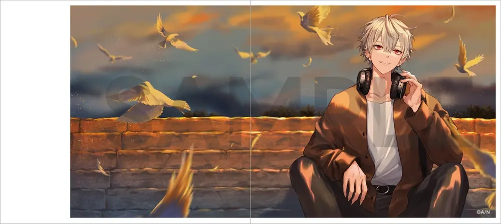 ChroNoiR 1st Mini Album "Promise" Bonus Illustration by woonak