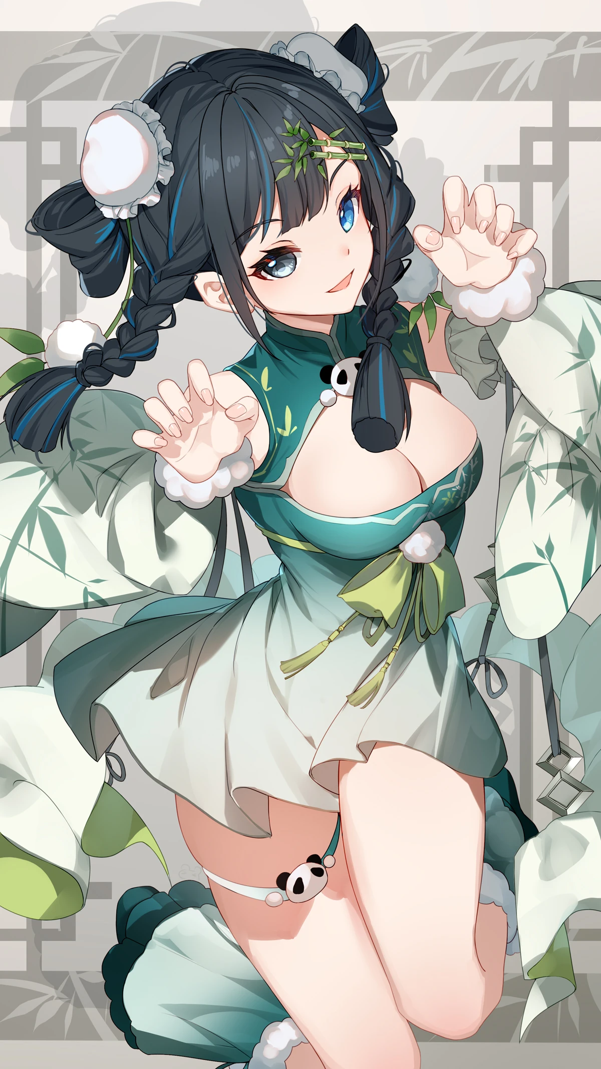 Chinese-Style Outfit Illustration<br>by Bison Hamster