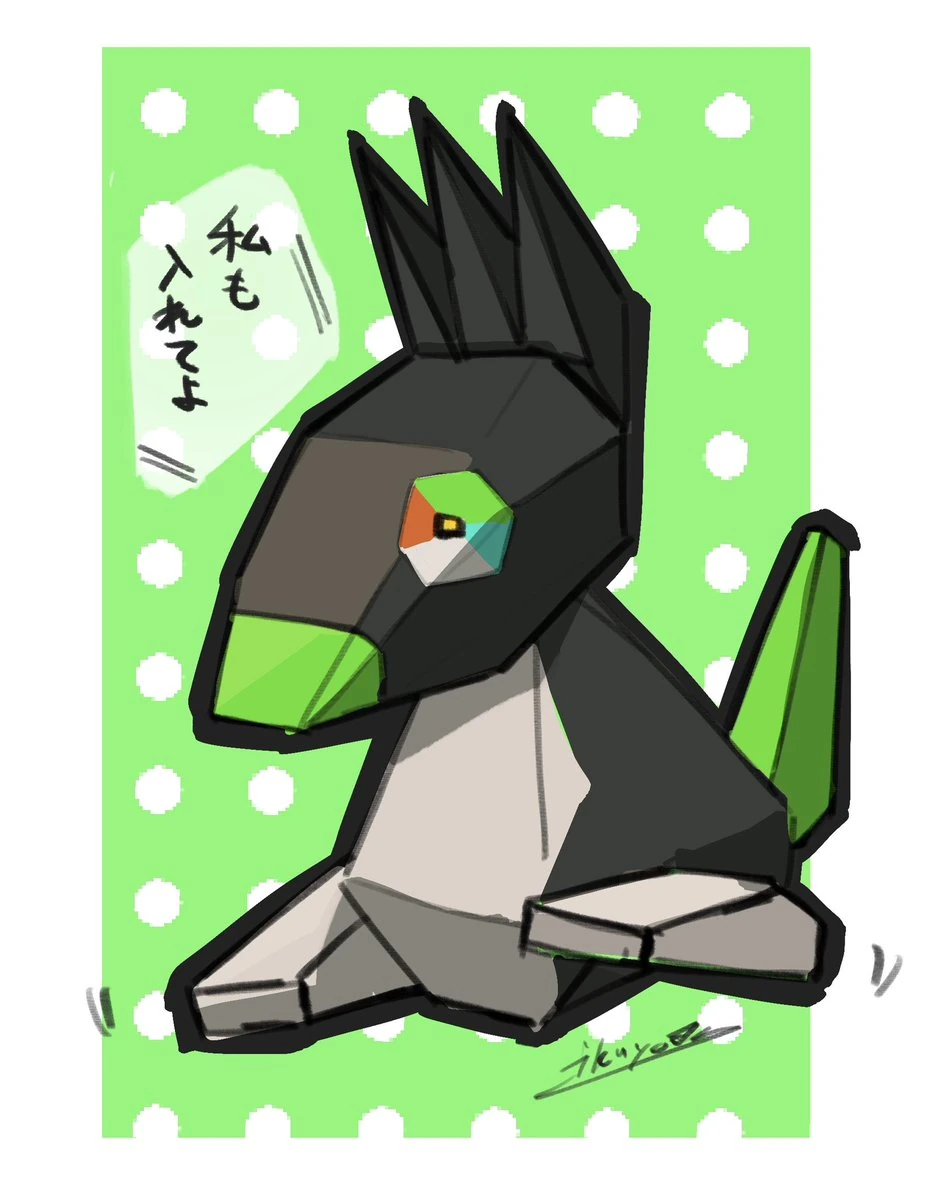 Chaika as Porygon by ikuyoan