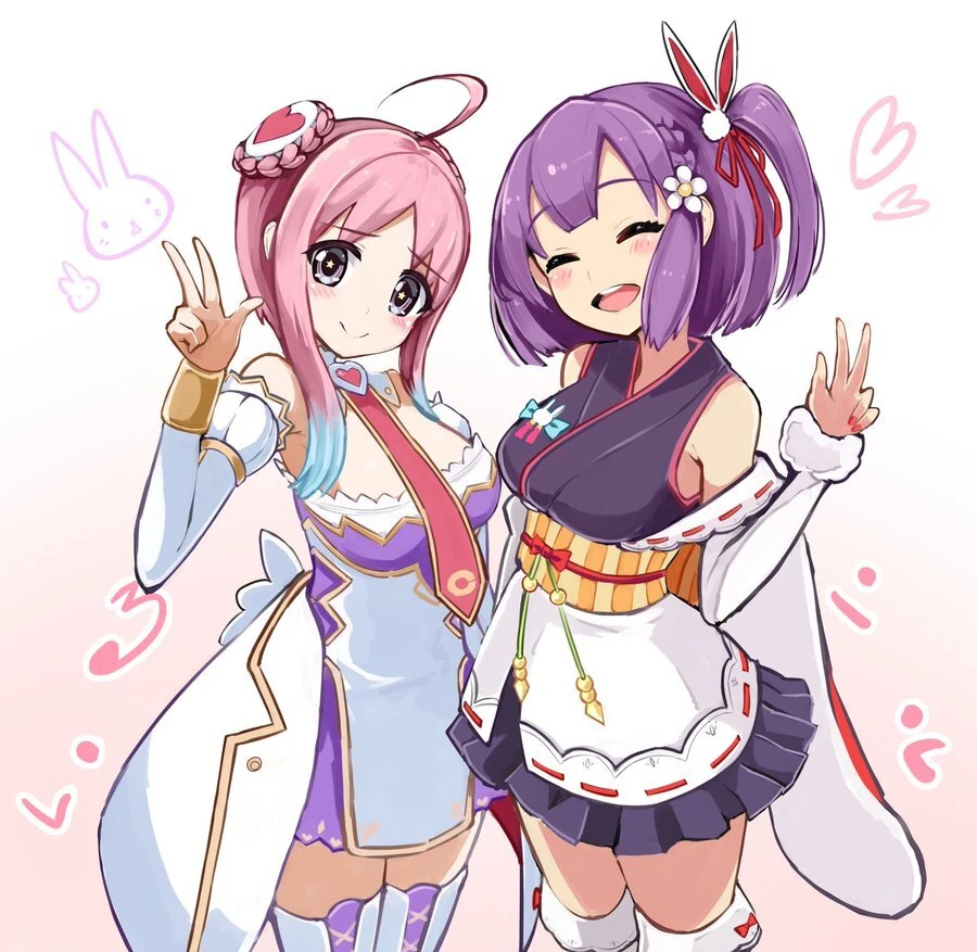 Tenjin Kotone and Ileheart<br>by Asakura Blue