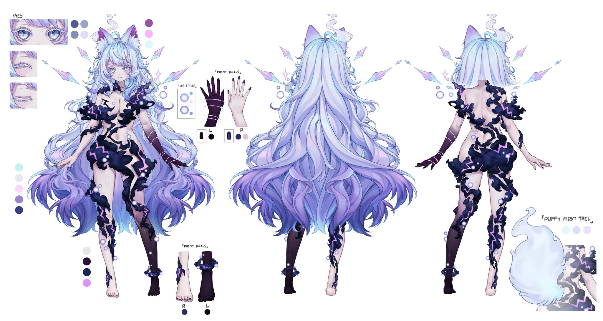 Cosmic Genie Dark Mode Model Reference Sheet