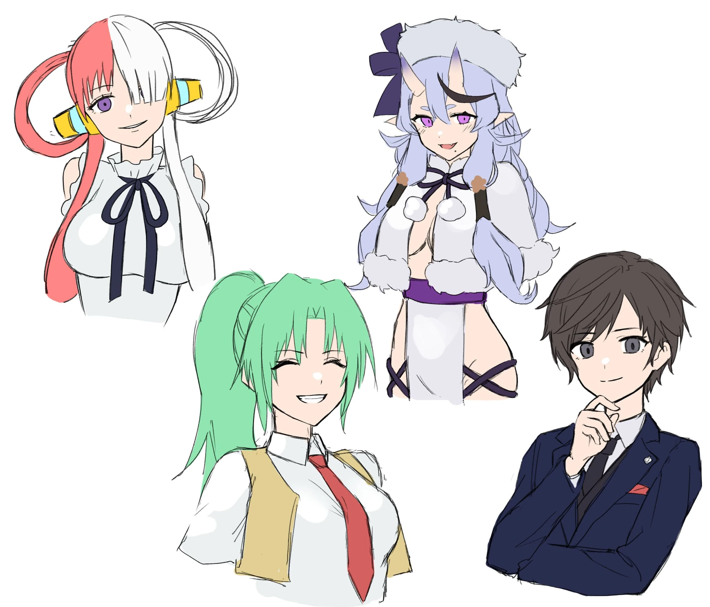 4 Request Doodles by Ivumemu