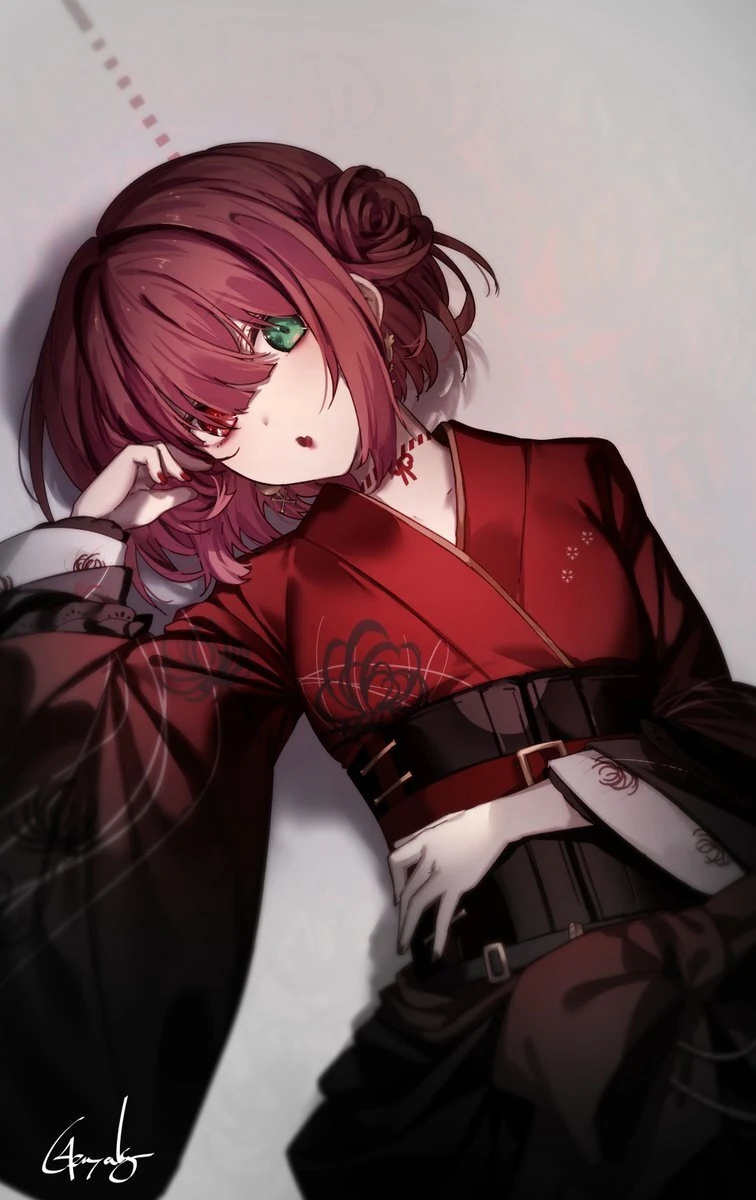 Japanese Goth Outfit Illustration<br>by Genyaki