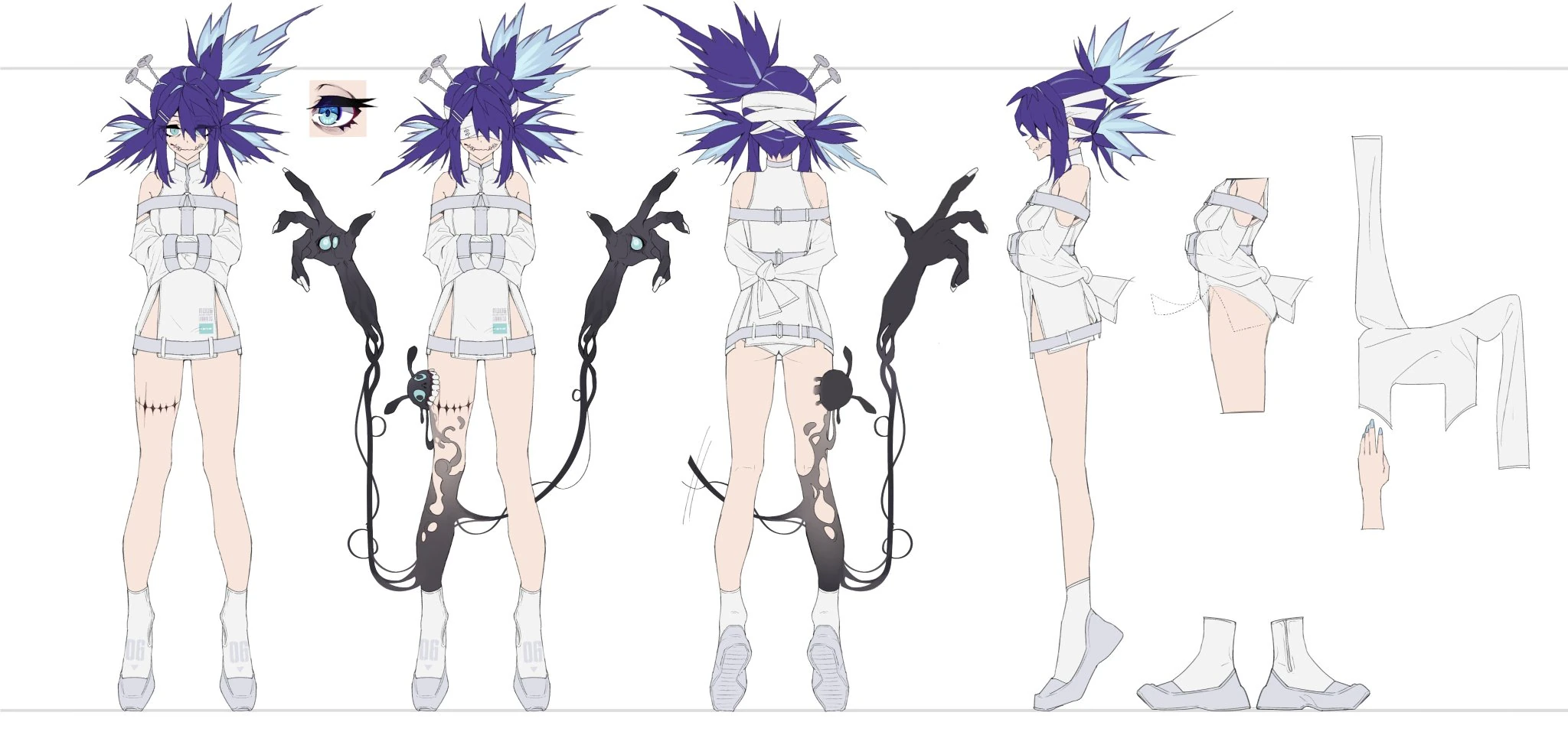 Asylum Outfit Reference Sheet