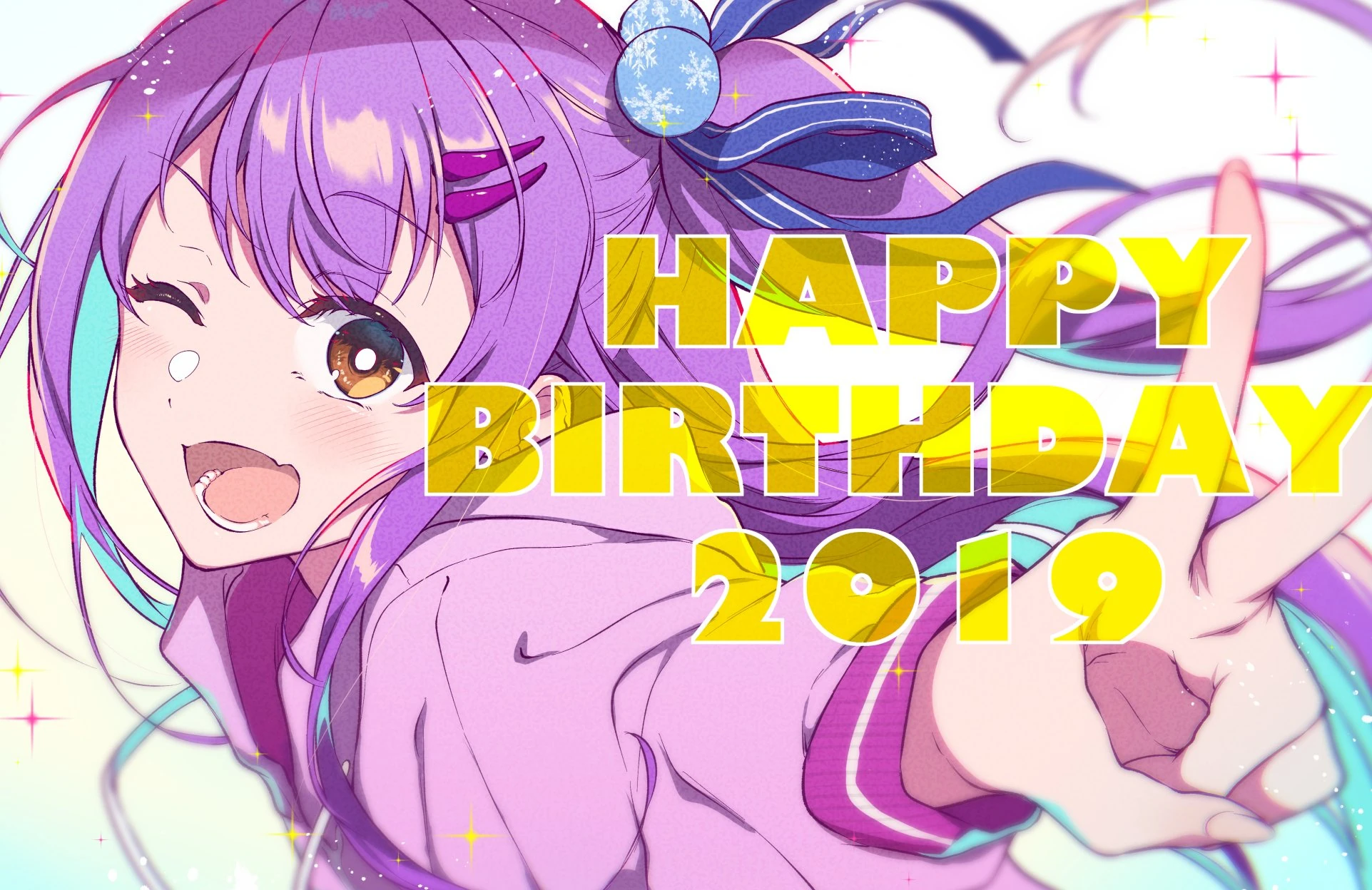 Hinomori Anzu 2019 Birthday Illustration