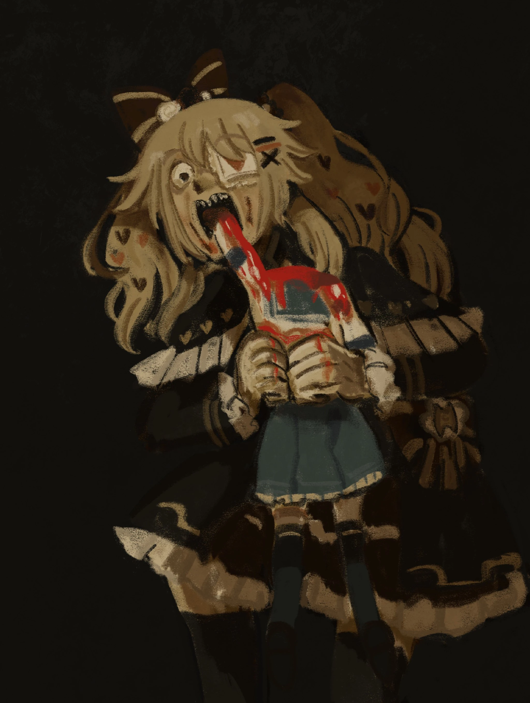 Drawing of Akai Haato