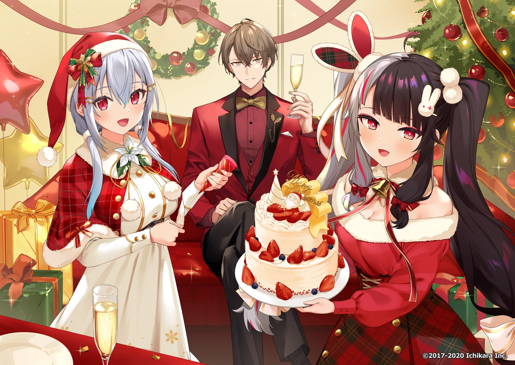 NIJISANJI Christmas Voice 2020 illustration by Urata Asao