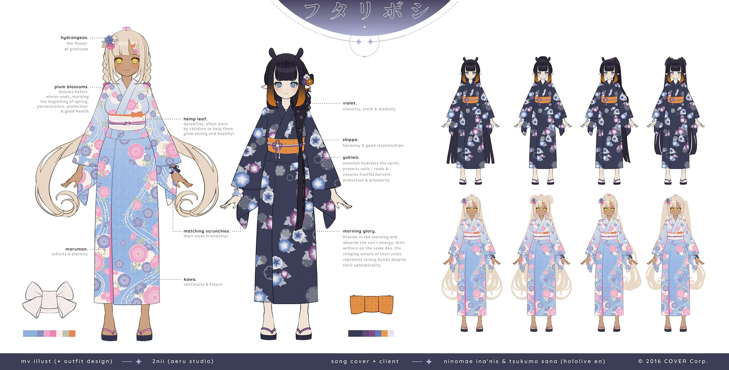 Futariboshi Costume Design<br>by nii