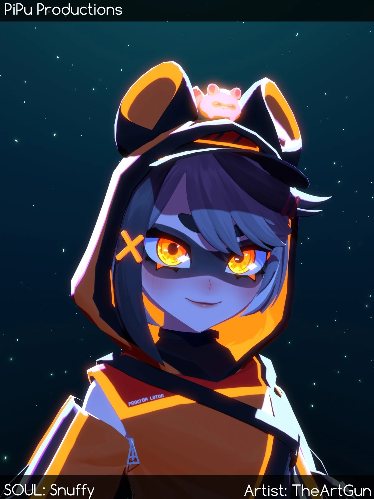 Sporty Snuffy portrait Dark mode by [https://mobile.twitter.com/PiPuProductions PiPu]