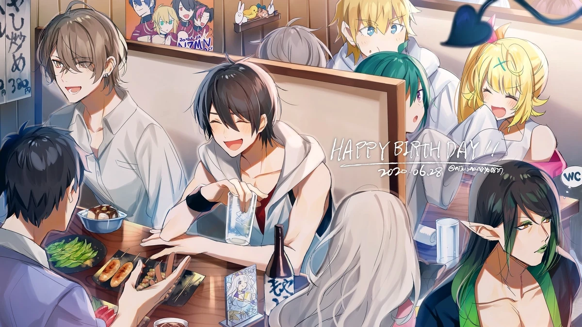 Yumeoi Kakeru 2020 Birthday Illustration<br>by Ninahachi