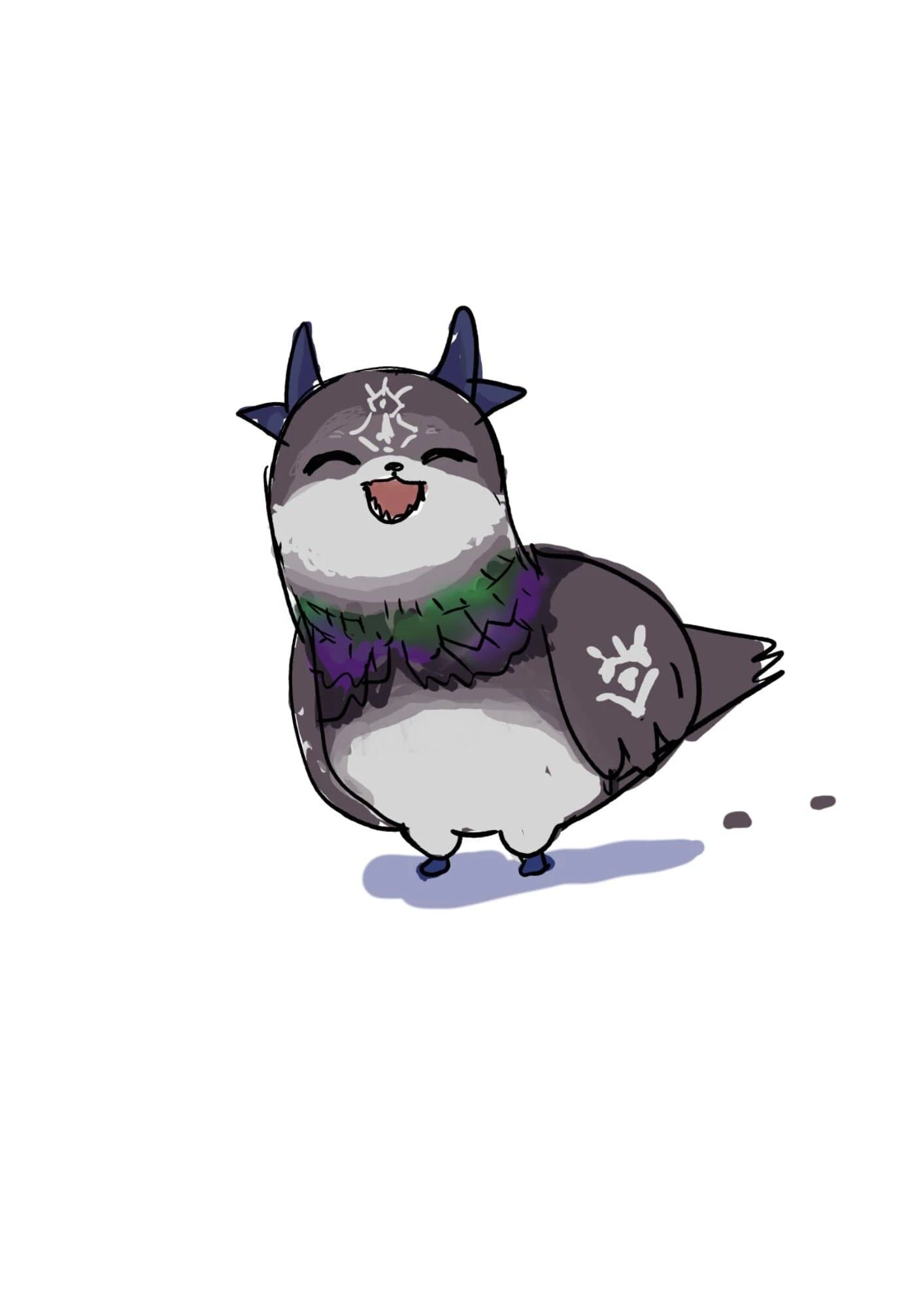 Debidebi Debiru as a Pigeon by WADA
