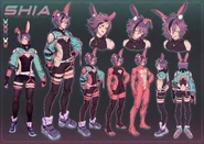 Shia's Full Reference Sheet (illustated by hrnt)