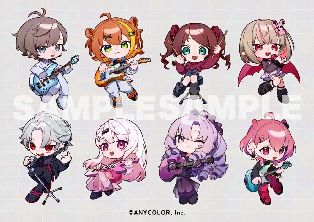 NIJISANJI EX Gamers x Manekineko Collaboration SD Illustration by Toto