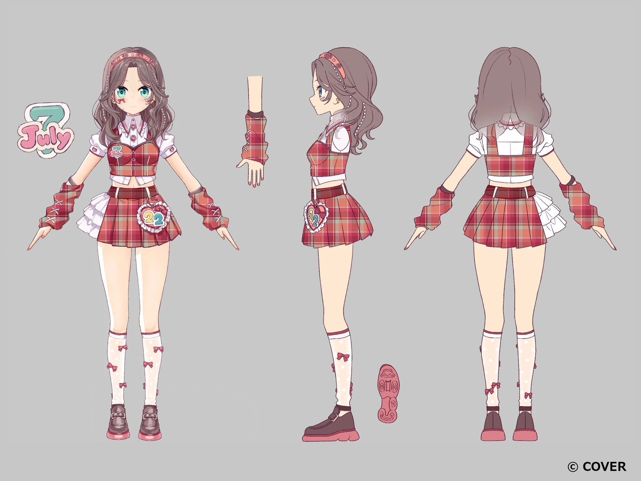 Hoshimatic Project - BEEP BEEP 3D Costume Reference Sheet