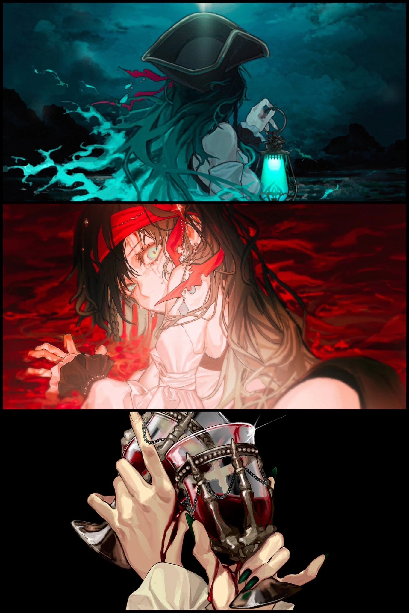 Cersea Soulstorm lore illustrations for debut by runa