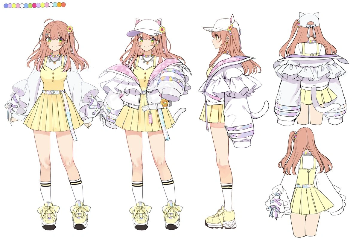 Gyaru Outfit Concept Art