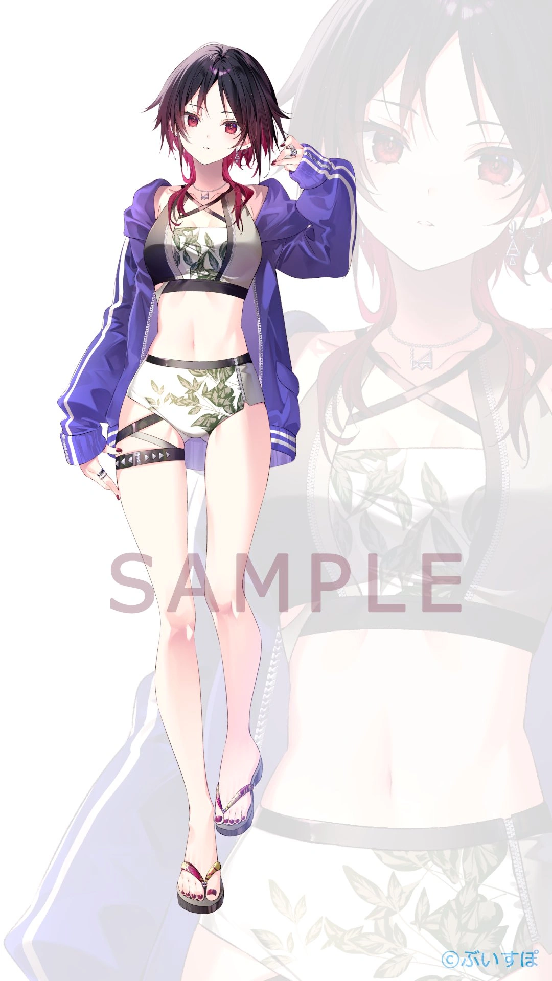 Summer Vacation Goods Illustration<br>by [https://x.com/rityulate/status/1818960092106309939/photo/1 Riichu]