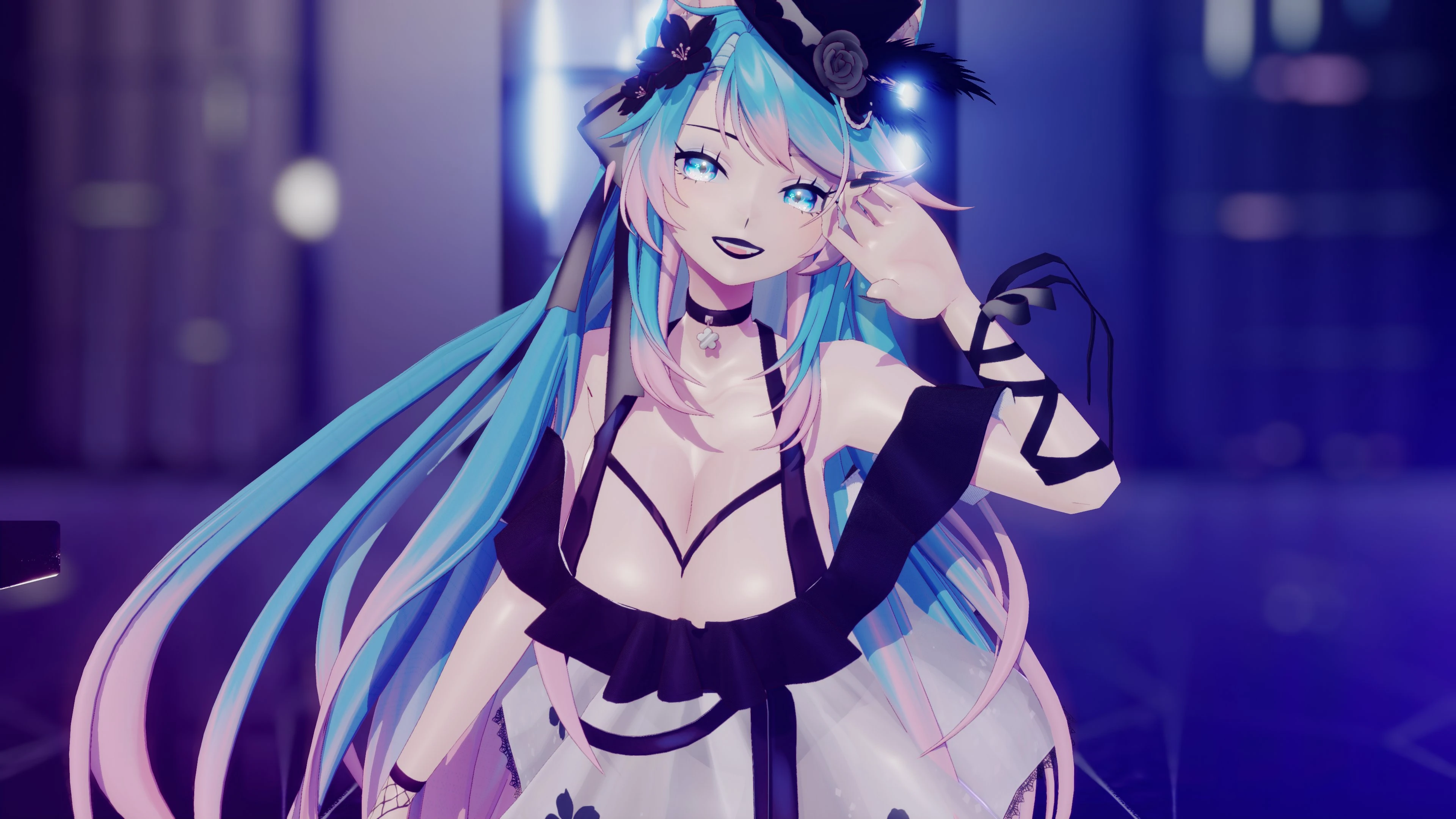 Monochrome Silvervale